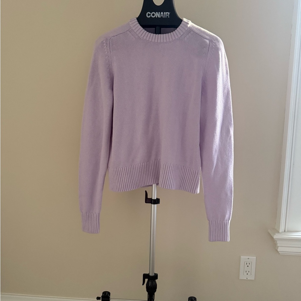 New Banana Republic Light Purple Silk Cotton Sweater